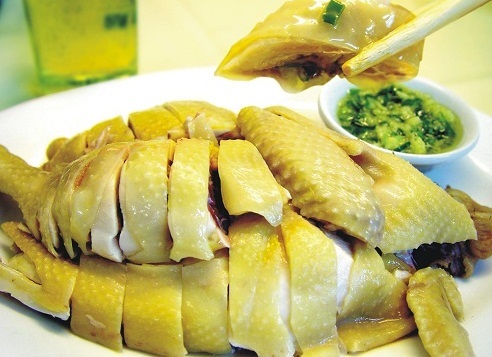 Món gà luộc gừng sả thành phẩm hấp dẫn