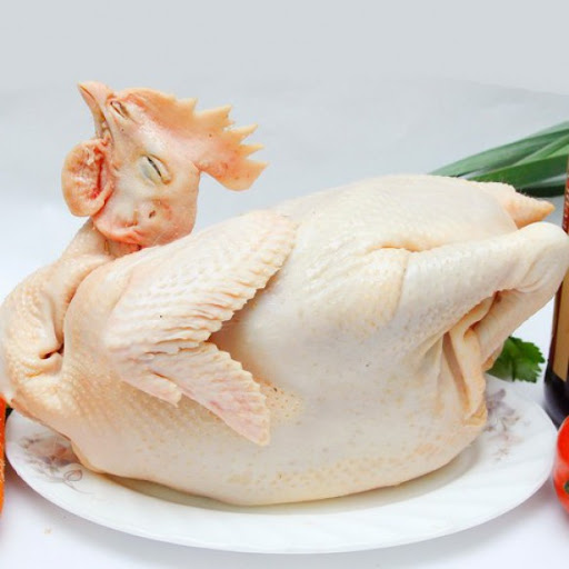 Gà luộc gừng sả nguyên liệu tươi ngon