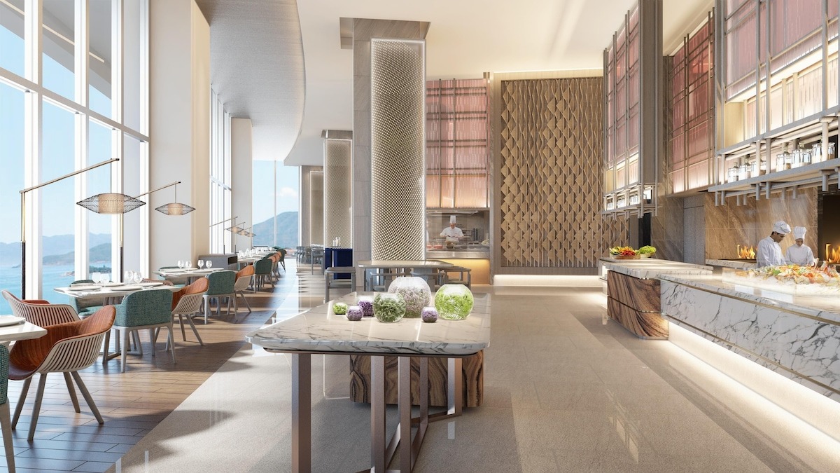 Nhà hàng phục vụ buffet sáng Hyatt Regency Nha Trang