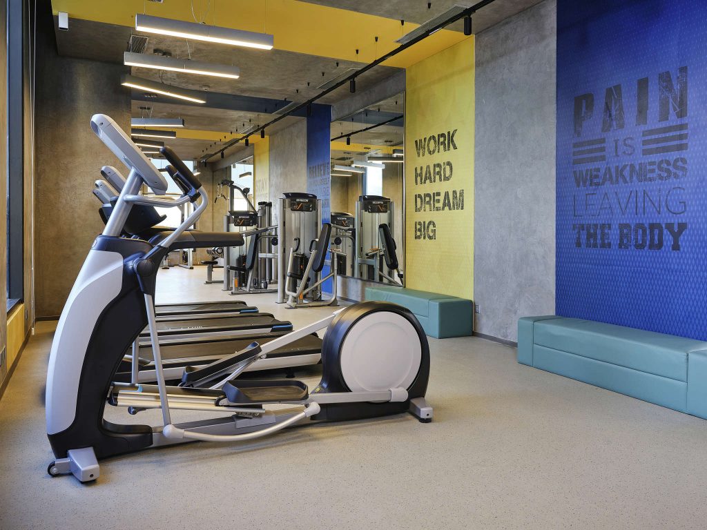 Phòng gym cho du khách tập luyện tại ibis Styles Vũng Tàu