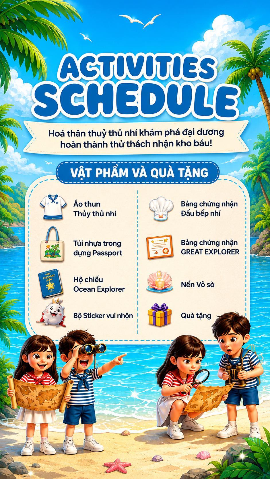Bộ quà tặng Adventure Kit dành riêng cho các bé