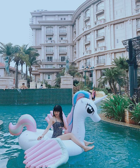 Hồ bơi sang trọng tại resort sang chảnh Vũng Tàu Imperial