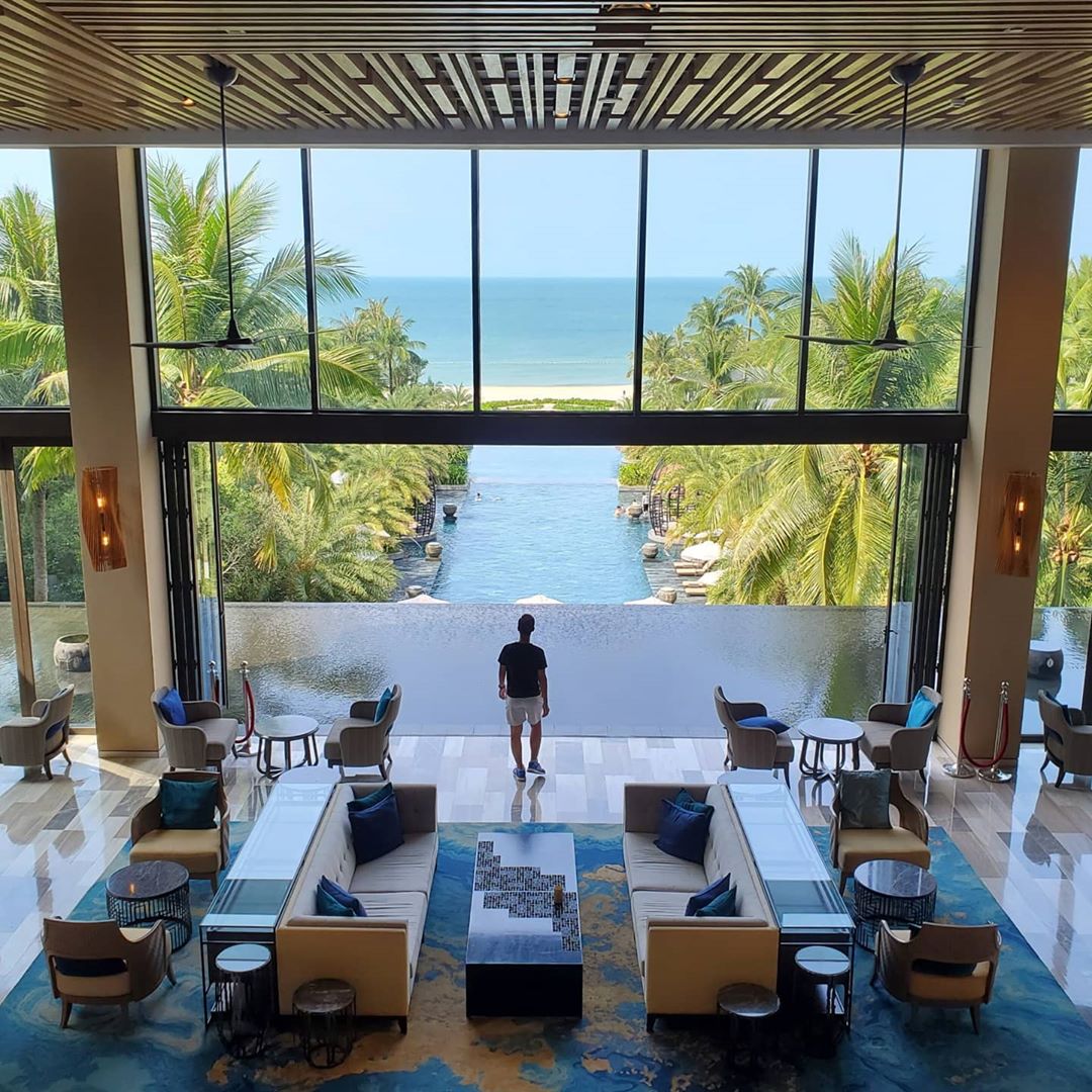 Toàn cảnh lễ tân InterContinental Phú Quốc Long Beach Toàn cảnh lễ tân InterContinental Phú Quốc Long Beach