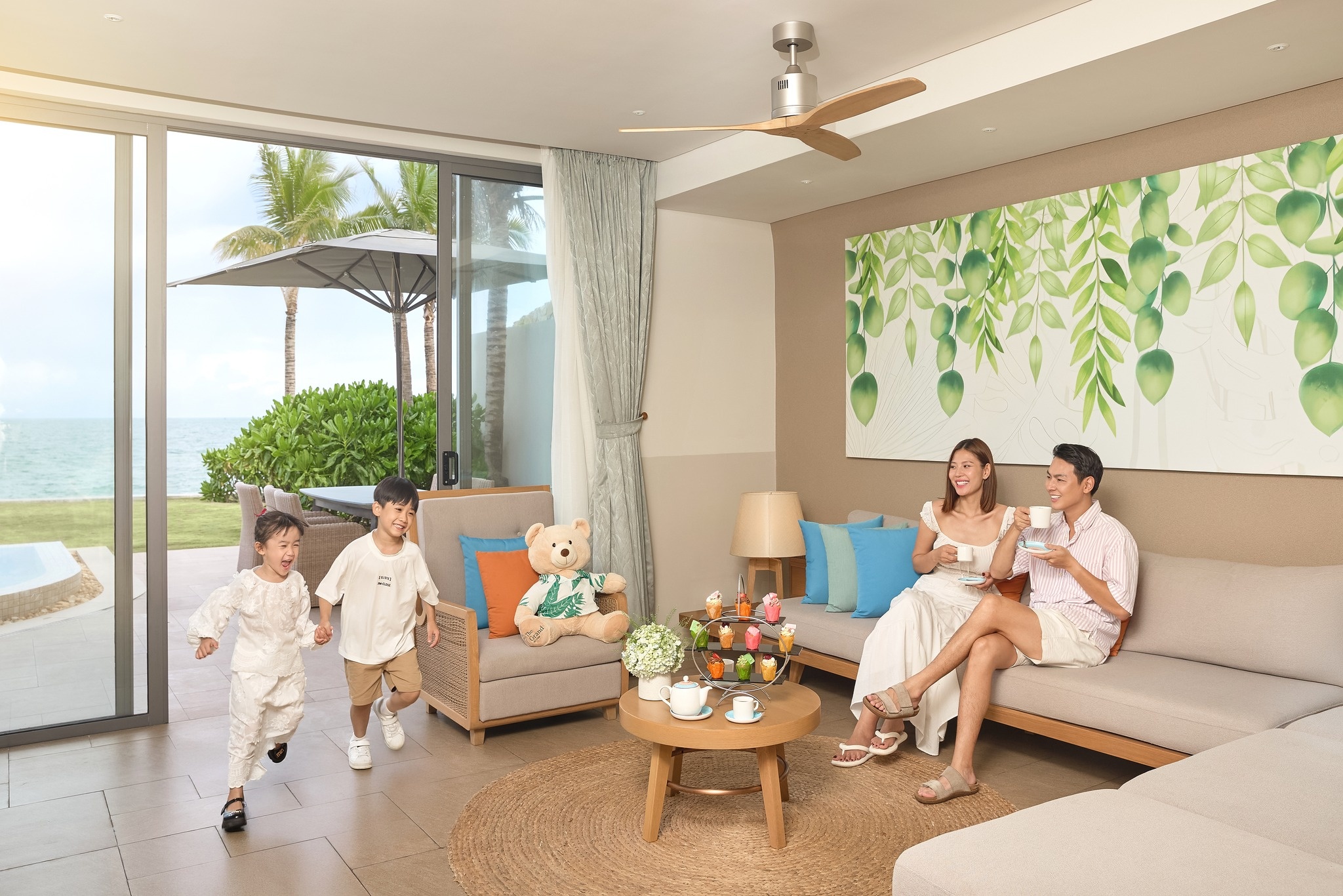 Thiết kế ban công ngắm biển tại Ixora Hồ Tràm