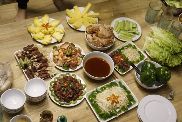 Không gian BBQ đêm Jungle House Bắc Ninh
