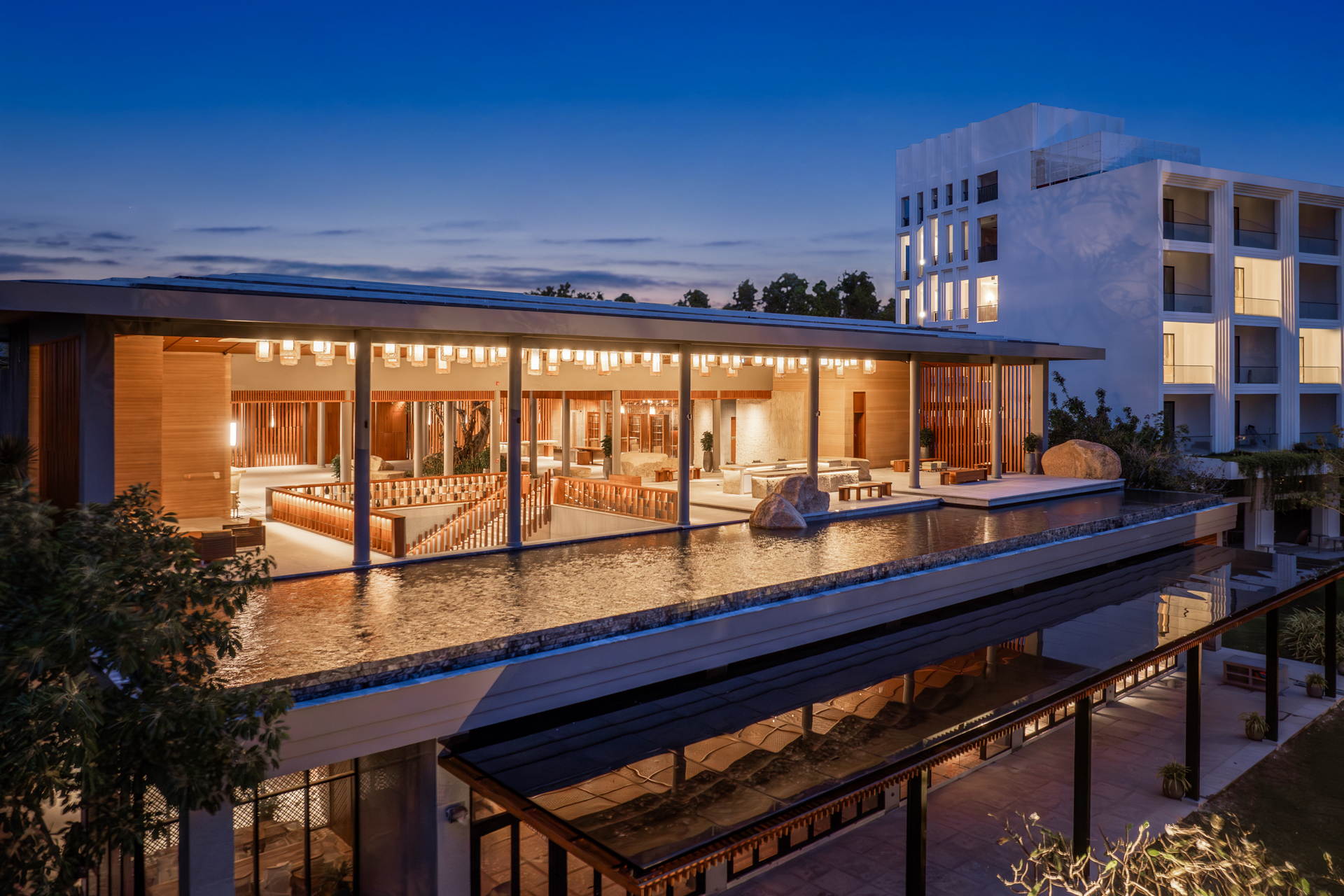 Sảnh lobby sang trọng tại JW Marriott Cam Ranh
