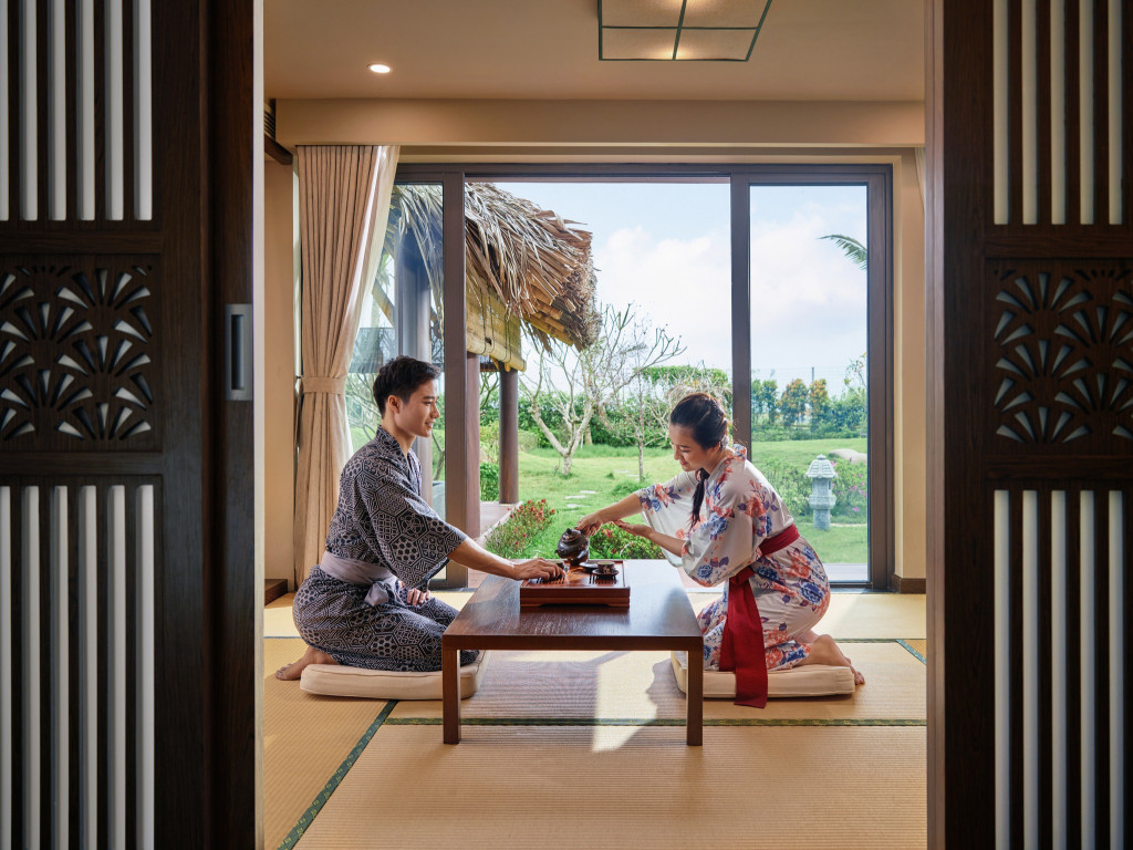 Phòng nghỉ dưỡng sang trọng ấm cúng