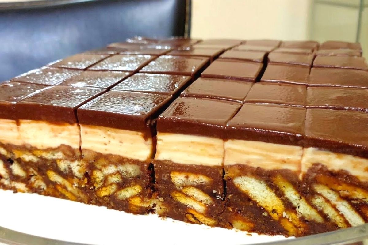 Kek Batik món ăn vặt Malaysia
