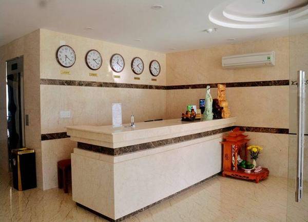 DU LỊCH ĐÀ NẴNG - Phòng tiếp tân của Valencia Hotel Đà Nẵng.
