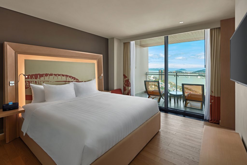 View ngắm pháo hoa từ Novotel – khách sạn DIFF 2025