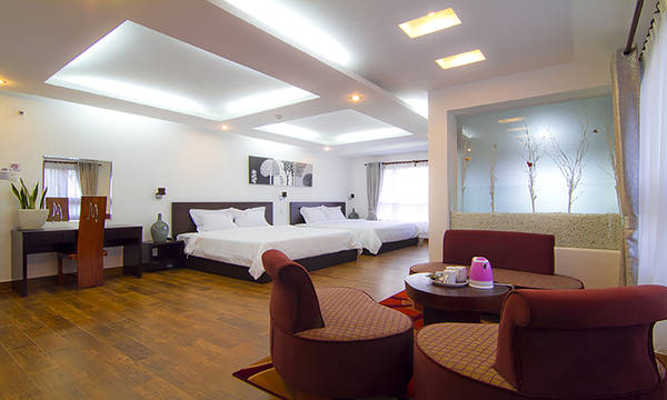 Phòng nghỉ ấm cúng tại khách sạn Đà Lạt view đẹp