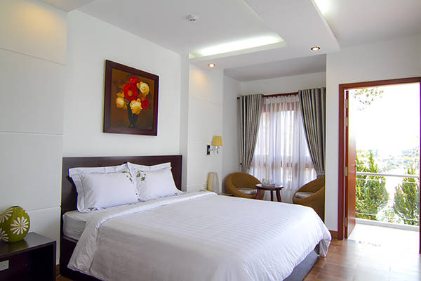 Phòng nghỉ đẹp và thoáng.