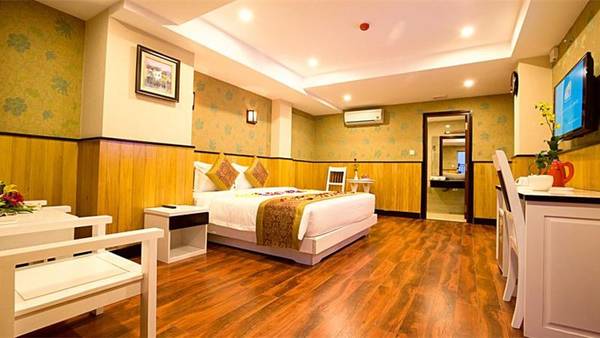 Không gian nghỉ dưỡng ấm cúng tại khách sạn Nha Trang giá rẻ Golden Rain 2