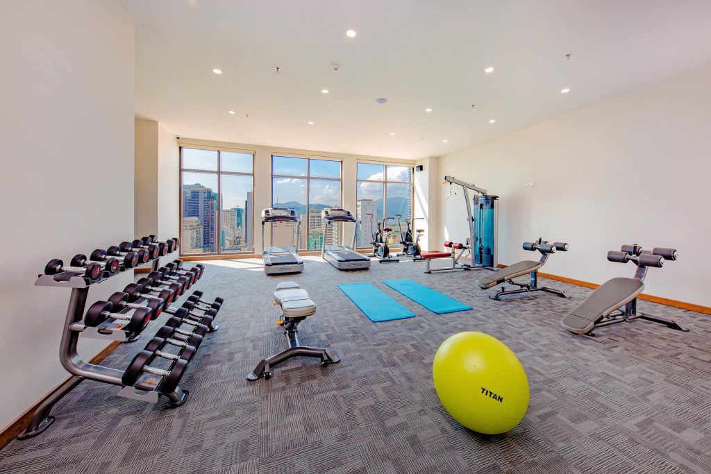 Phòng tập gym hiện đại tại khách sạn Gonsala Nha Trang