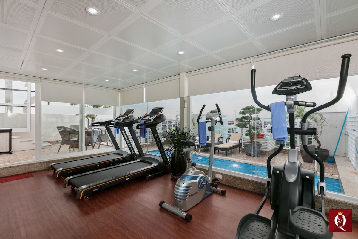 Phòng gym khách sạn Hà Nội Silk Queen Grand