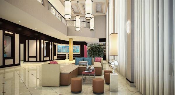Khu vực tiền sảnh sang trọng tại Church Boutique Hotel 58 Hàng Gai