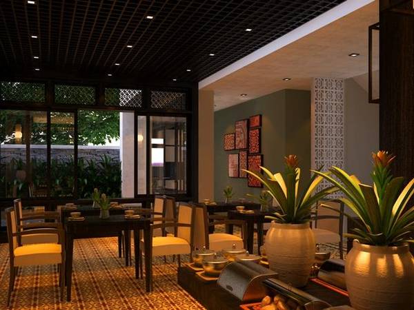 Nhà hàng tại khách sạn Royal Riverside Hội An phục vụ cả các món ăn truyền thống Việt Nam và các món ăn ngon nổi tiếng của Phương Tây.