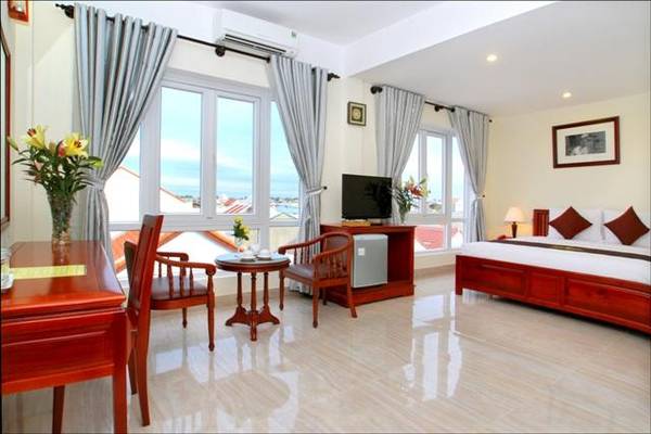 Phòng nghỉ rộng rãi thoáng mát.