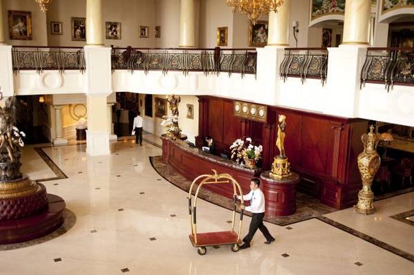 Khu vực sảnh của khách sạn