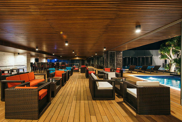 View hồ bơi hướng biển Malibu Vũng Tàu