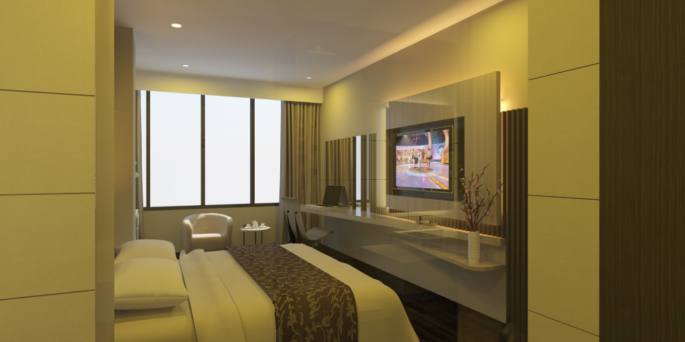 Phòng nghỉ hiện đại tại khách sạn Nha Trang Alana