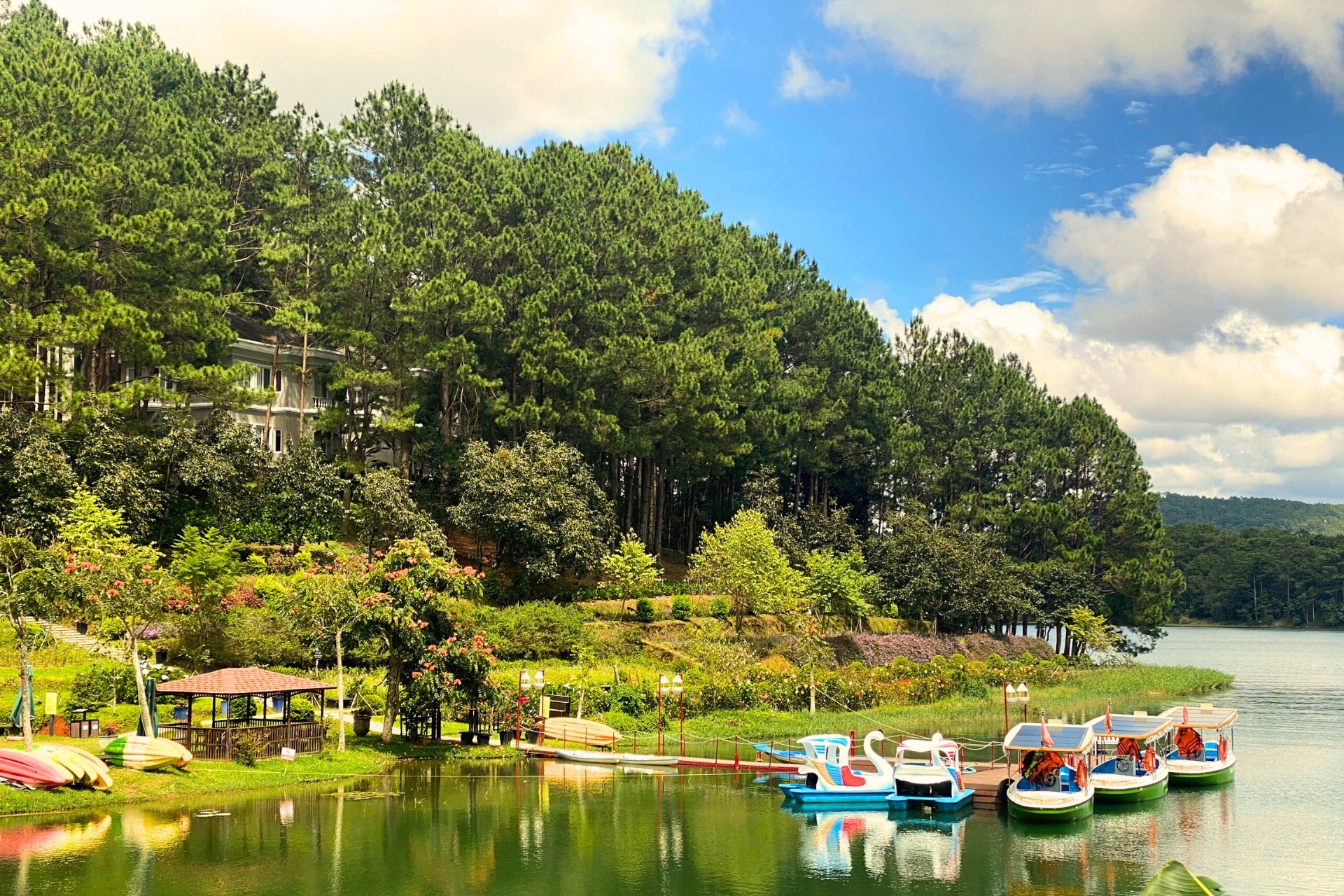 Trải nghiệm đạp thiên nga thú vị tại Edensee Lake Resort Đà Lạt