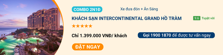 Kiến trúc sang trọng của InterContinental Grand Hồ Tràm