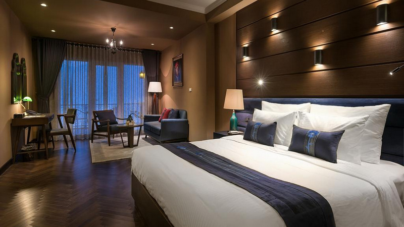 Phòng nghỉ Aira Boutique Sapa view núi Fansipan