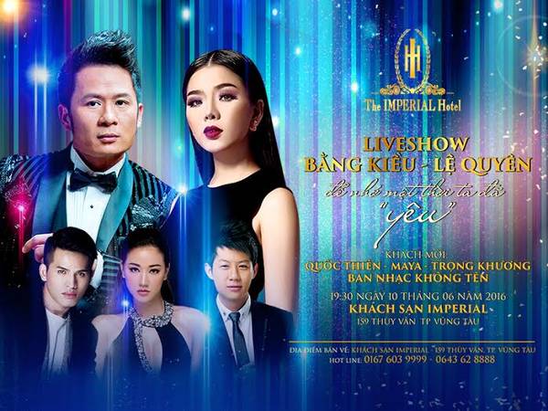 Bên trong khách sạn Imperial Vũng Tàu nơi diễn ra liveshow Bằng Kiều – Lệ Quyên