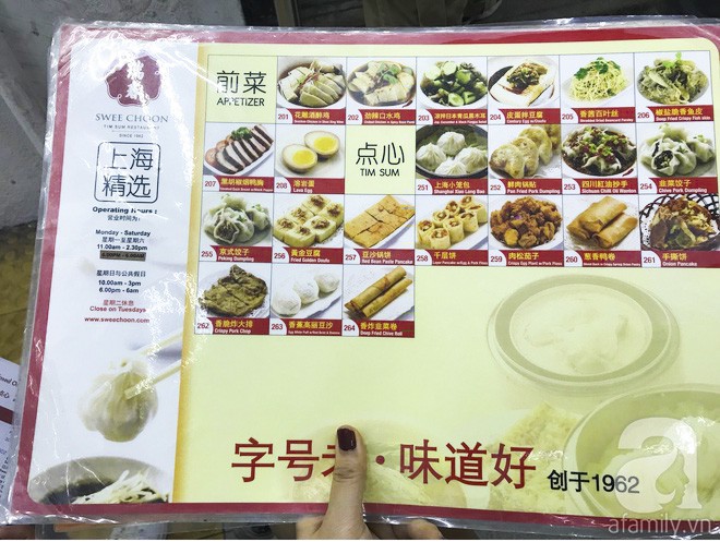 Tờ menu rời có hình ảnh giúp khách chọn món dễ dàng hơn