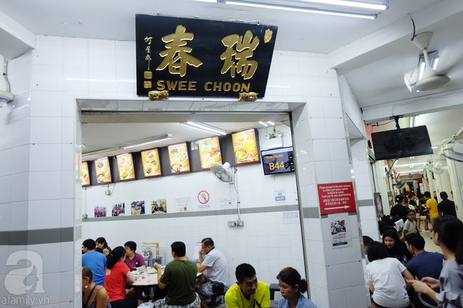 Swee Choon Tim Sum có chỗ ngồi trong nhà và ngoài trời
