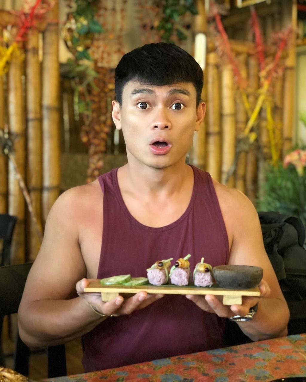 Sushi đuông dừa tại nhà hàng D’Place Kinabalu Malaysia