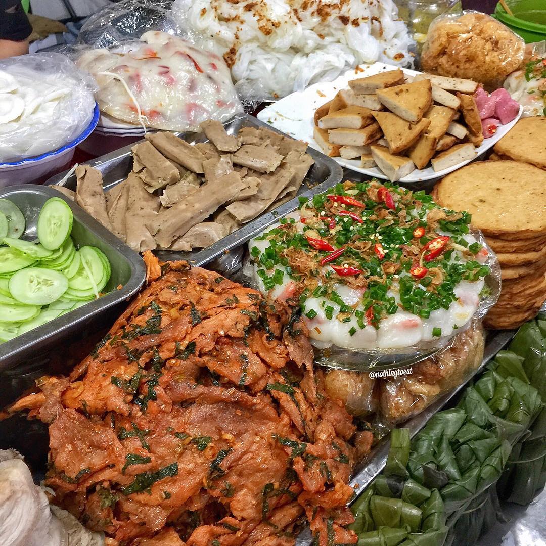 Món ngon tại chợ Bắc Mỹ An