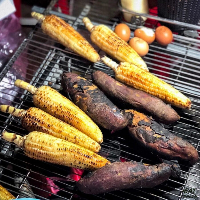 Khoai nướng bắp nướng Đà Lạt