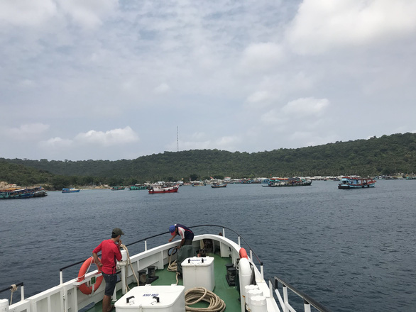 Chuyến tàu đến đảo Thổ Chu - Ảnh: VĂNG CÔNG MINH