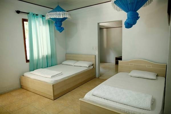 Trang thiết bị tiện nghi bên trong phòng nghỉ sát biển Đại Lãnh