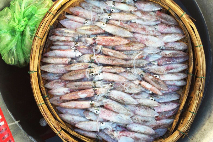 Chị Chung, người bán hải sản ở chợ Tam Tiến Quảng Nam đã nhiều năm cho biết, ngày thường tôm chỉ 60.000 đồng/kg, loại to và ngon hơn thì 150.000 đồng/kg.