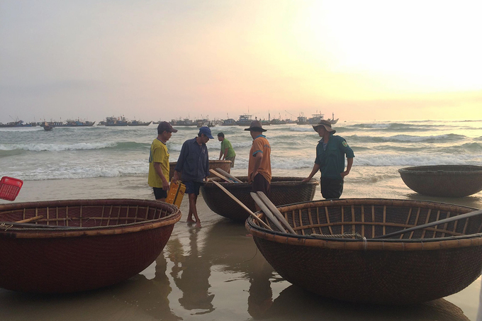 Có khoảng 50 - 60 ghe, thuyền tham gia đánh bắt mỗi ngày. Họ ra khơi từ 4h chiều và quay về khoảng 5h sáng ngày hôm sau. "Có gì bán nấy" là phương châm của tiểu thương vùng này.