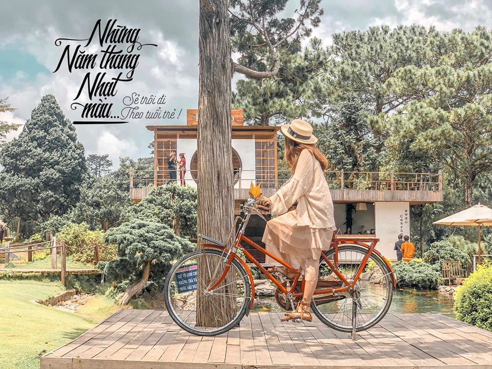 Không gian vườn Nhật Bản tại khu du lịch Lá Phong Đà Lạt