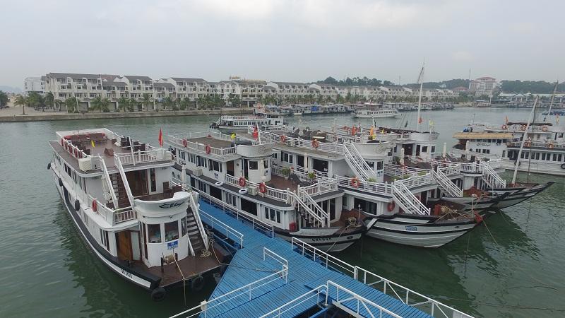 Một góc cảng tại Khu du lịch Tuần Châu