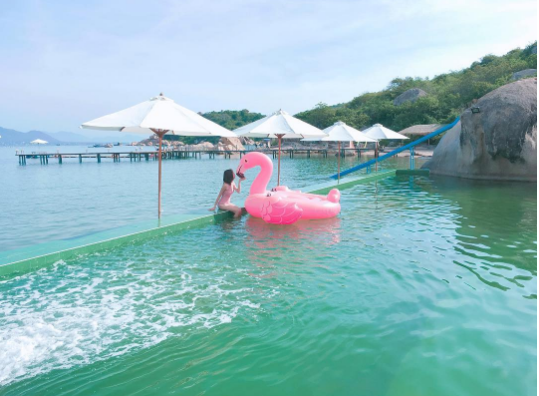 Góc sống ảo triệu view tại resort ở Bình Lập Sao Biển