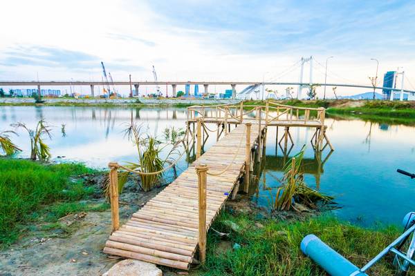 Vườn rau sạch tại nhà hàng Chân Trời Góc Bể