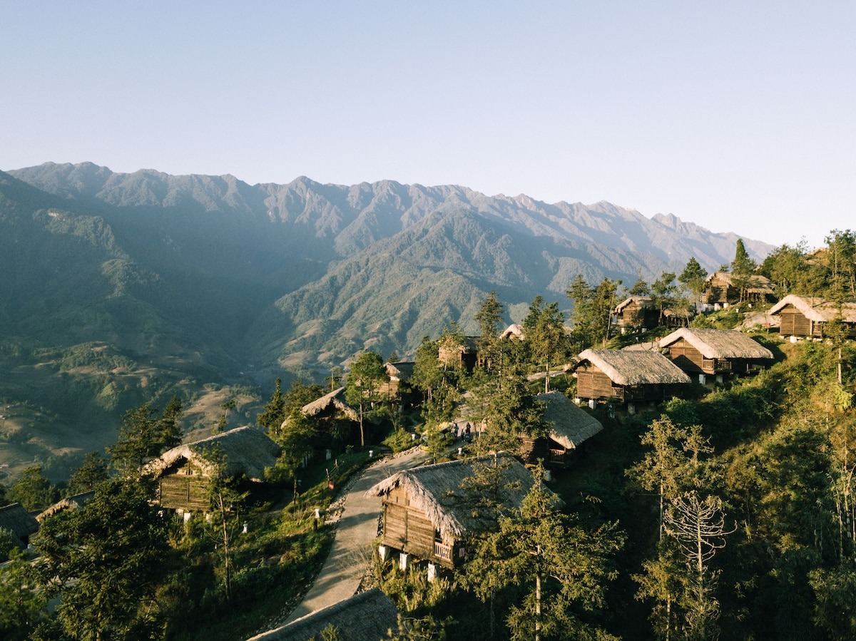 Khu bungalow riêng tư.