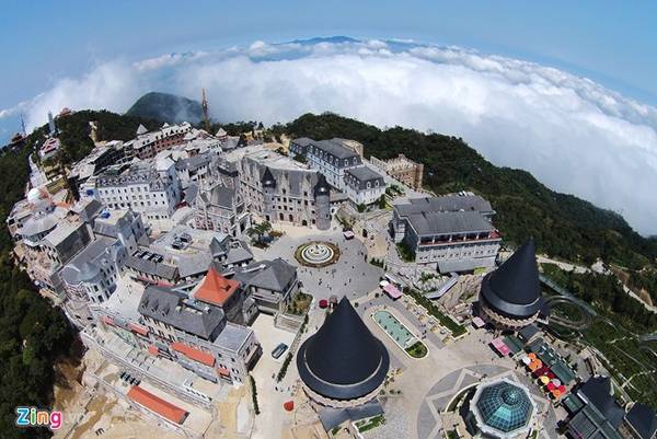 Khu làng Pháp trong khu nghỉ dưỡng Bà Nà