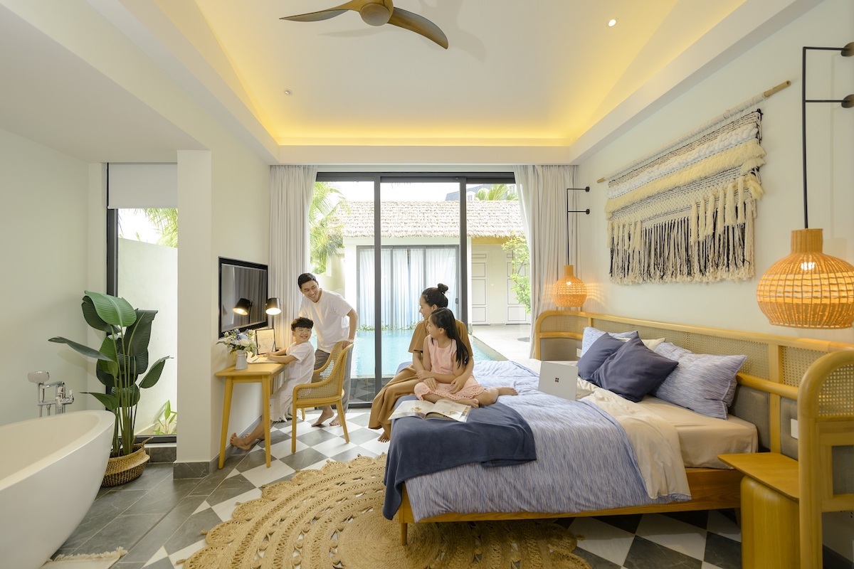 Cảnh quan vườn tại khu nghỉ dưỡng New World Phú Quốc