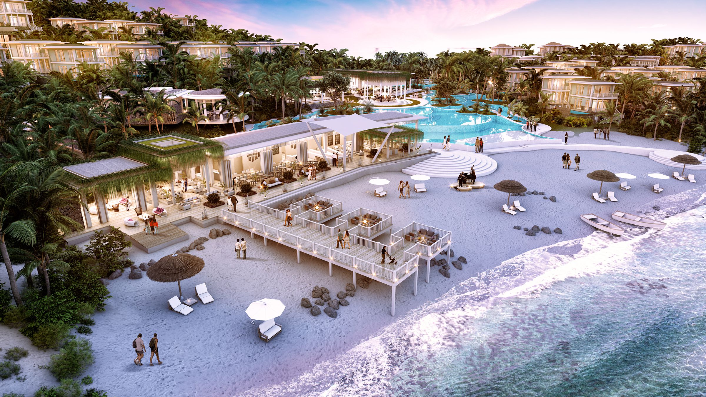 Biệt thự Premier Village Phú Quốc nhìn từ trên cao