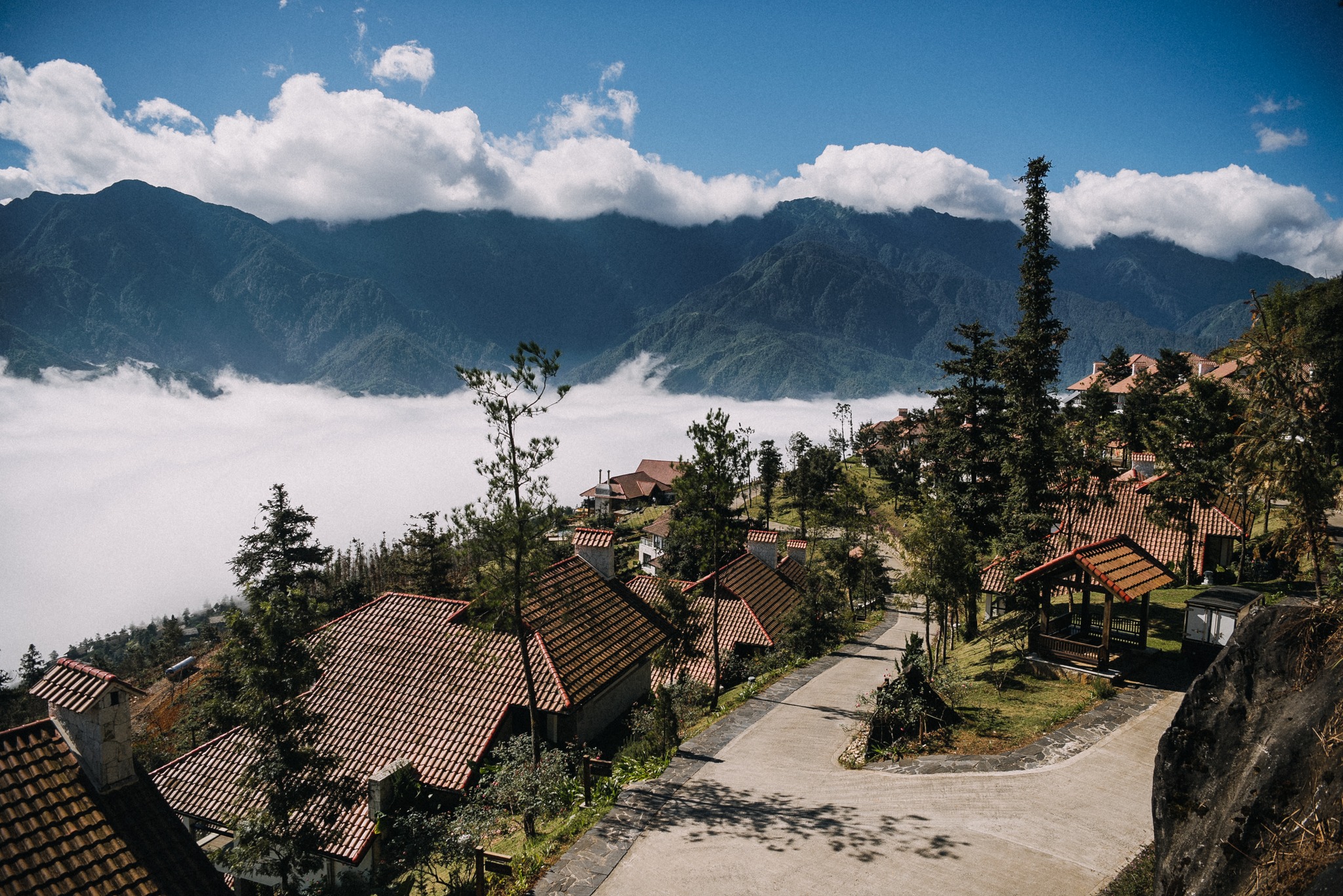 Nơi lý tưởng ngắm nhìn thiên nhiên ngoạn mục quanh Ville De Mont Sapa