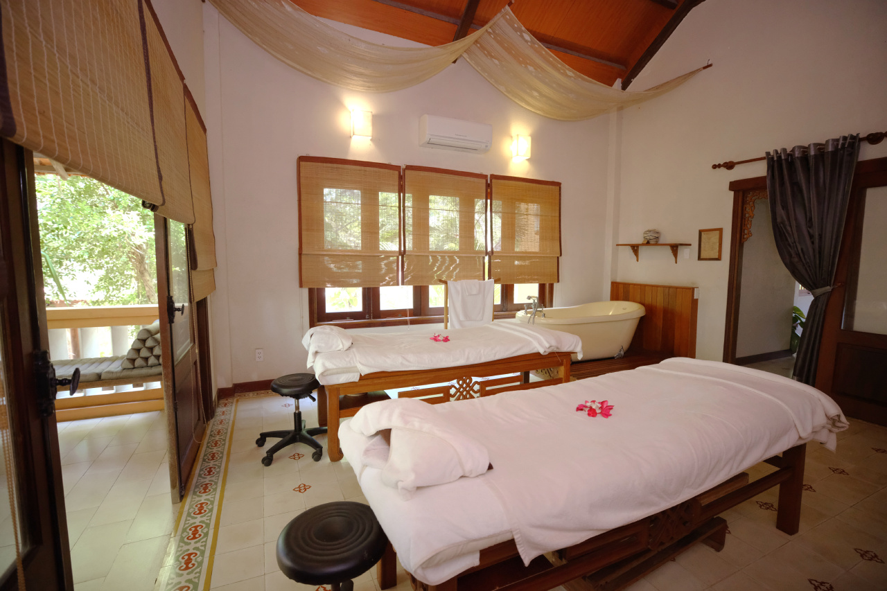 Khu vực spa tại Hồ Tràm Beach Boutique Resort