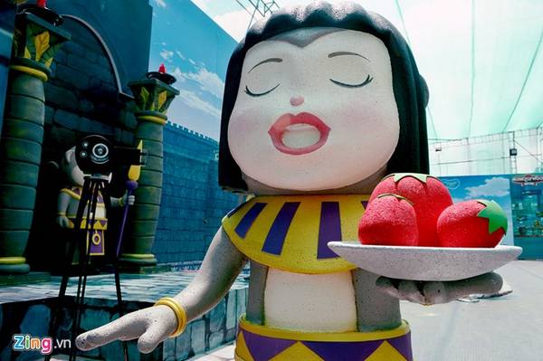 Máy quay phim tại khu vui chơi Monkylywood Sài Gòn