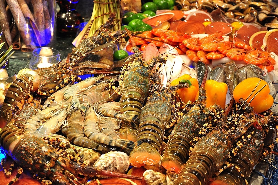 Hải sản tươi ngon tại Kiên Giang